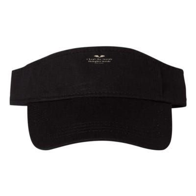 I Kept The Inside Thoughts Inside Bookish Visor