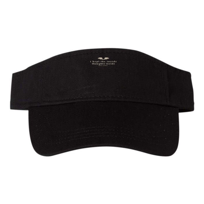 I Kept The Inside Thoughts Inside Bookish Visor