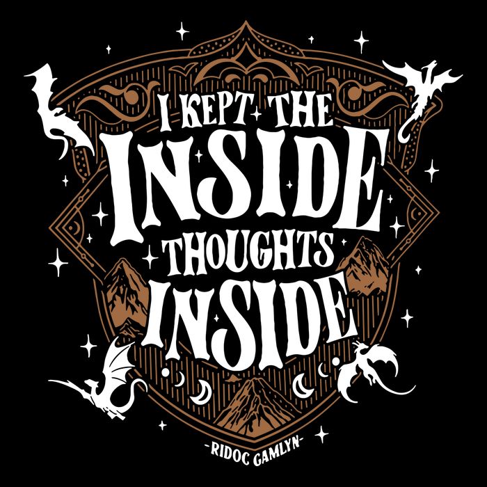 I Kept The Inside Thoughts Inside Mousepad