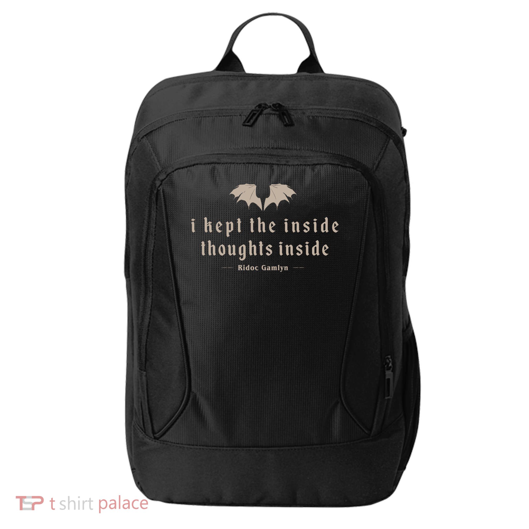 I Kept The Inside Thoughts Inside City Backpack