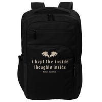 I Kept The Inside Thoughts Inside Impact Tech Backpack