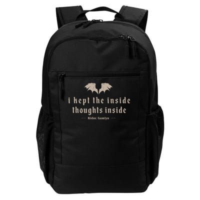 I Kept The Inside Thoughts Inside Backpack