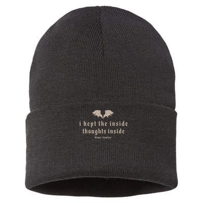 I Kept The Inside Thoughts Inside Sustainable Knit Beanie