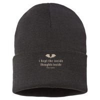 I Kept The Inside Thoughts Inside Sustainable Knit Beanie