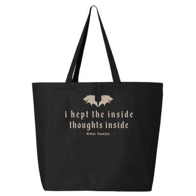 I Kept The Inside Thoughts Inside 25L Jumbo Tote