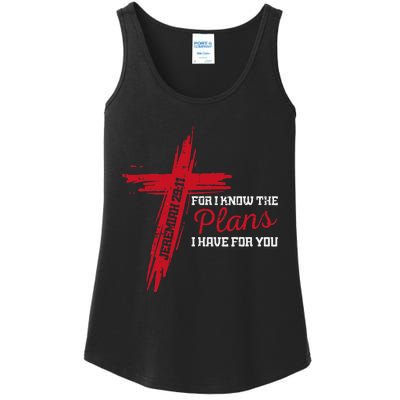 I Know The Plans I Have For You God Christian Ladies Essential Tank