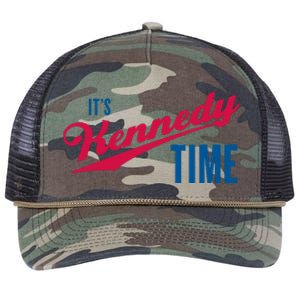 Its Kennedy Time RFK Jr. Retro Rope Trucker Hat Cap