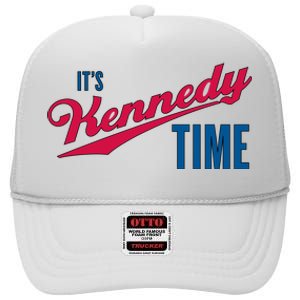 Its Kennedy Time RFK Jr. High Crown Mesh Back Trucker Hat