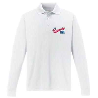 Its Kennedy Time RFK Jr. Performance Long Sleeve Polo