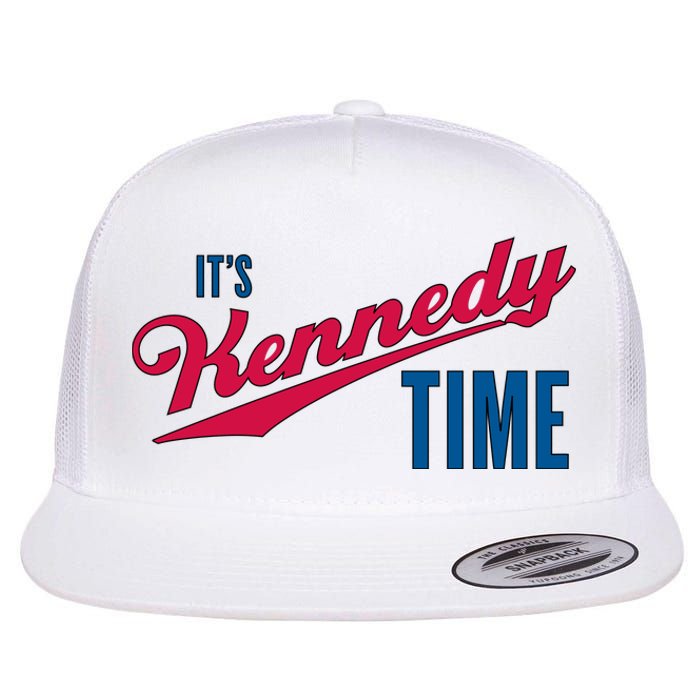 Its Kennedy Time RFK Jr. Flat Bill Trucker Hat