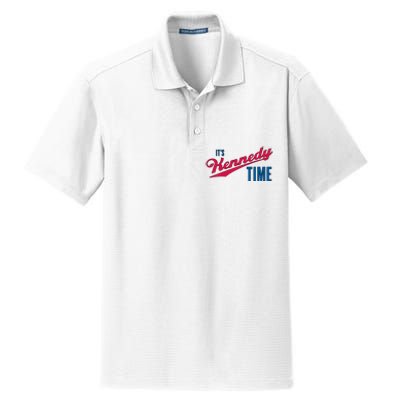 Its Kennedy Time RFK Jr. Dry Zone Grid Polo