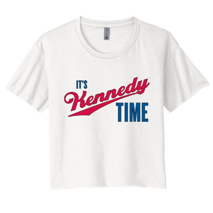 Its Kennedy Time RFK Jr. Women's Crop Top Tee