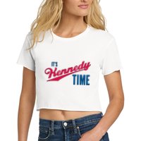 Its Kennedy Time RFK Jr. Women's Crop Top Tee