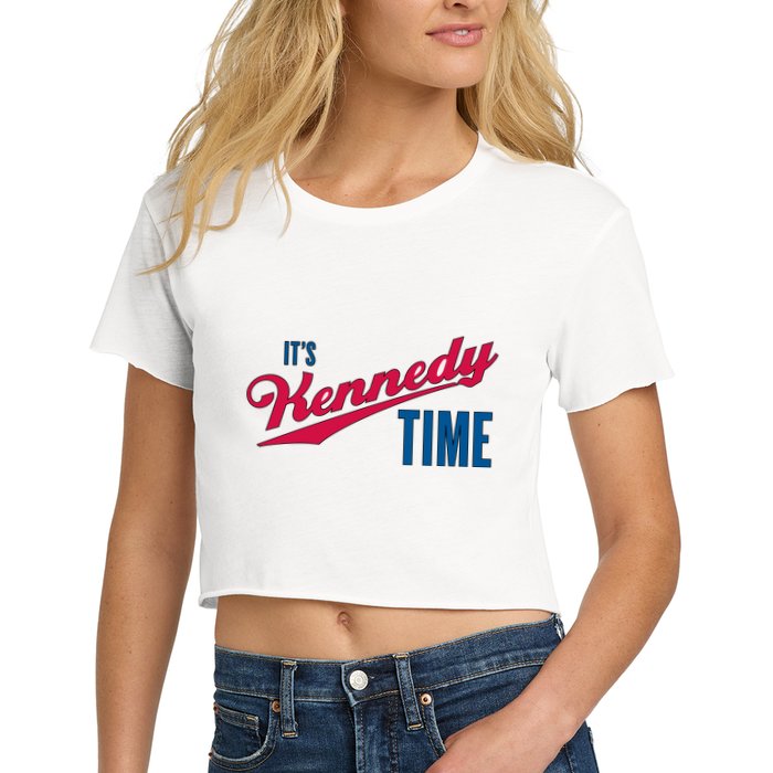 Its Kennedy Time RFK Jr. Women's Crop Top Tee