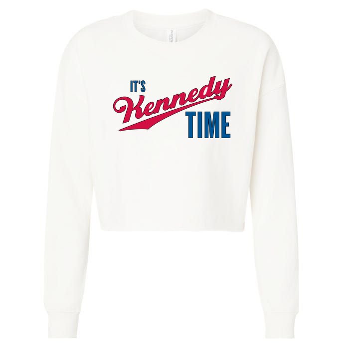 Its Kennedy Time RFK Jr. Cropped Pullover Crew