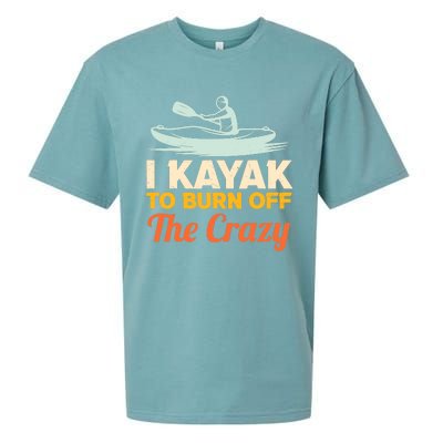 I Kayak To Burn Off The Crazy Sueded Cloud Jersey T-Shirt