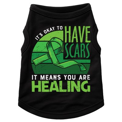 It's Kay To Have Scars It Means You Are Healing Mental Health Awareness Doggie Tank