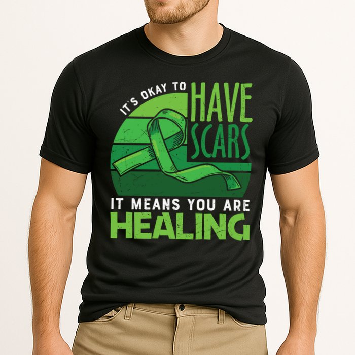 It's Kay To Have Scars It Means You Are Healing Mental Health Awareness Performance Shirt