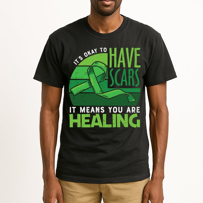 It's Kay To Have Scars It Means You Are Healing Mental Health Awareness Tall T-Shirt