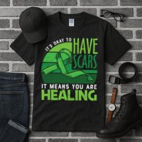 It's Kay To Have Scars It Means You Are Healing Mental Health Awareness Tall T-Shirt
