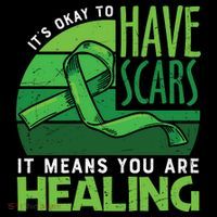 It's Kay To Have Scars It Means You Are Healing Mental Health Awareness Sustainable Bucket Hat