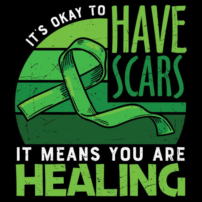 It's Kay To Have Scars It Means You Are Healing Mental Health Awareness 16 in Basic Backpack