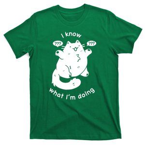 I Know What I'm Doing Funny Cat T-Shirt