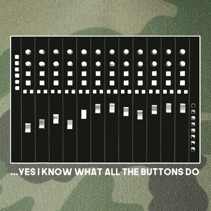 I Know What All The Buttons Do Audio Sound Engineer Legacy Tie Dye Trucker Hat