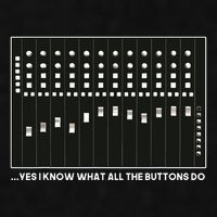 I Know What All The Buttons Do Audio Sound Engineer Ladies PosiCharge Tri-Blend Wicking Tank