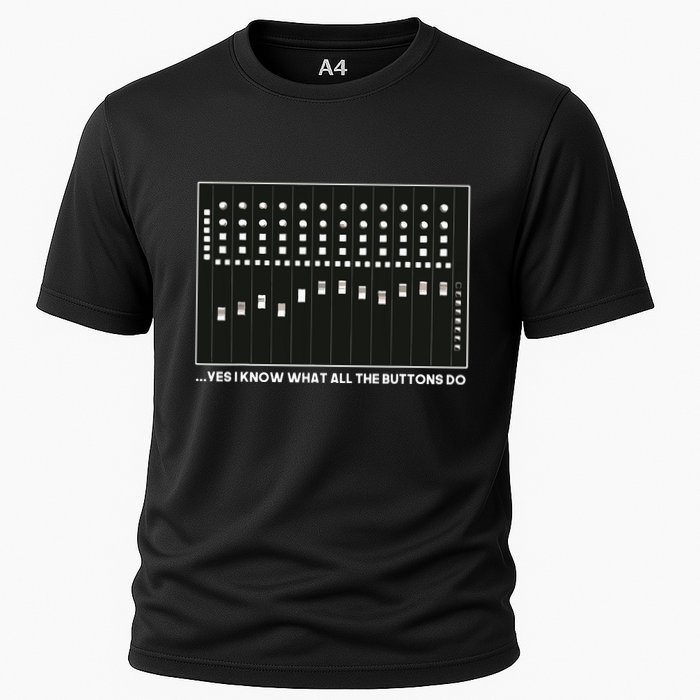 I Know What All The Buttons Do Audio Sound Engineer Performance Shirt