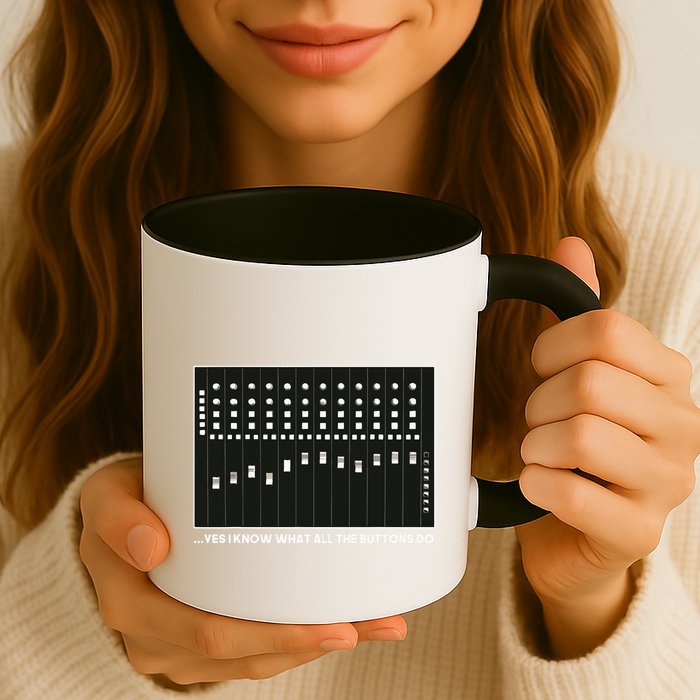 I Know What All The Buttons Do Audio Sound Engineer Mug