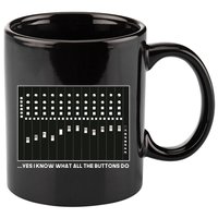 I Know What All The Buttons Do Audio Sound Engineer 11oz C Handle Ceramic Mug