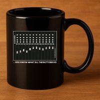 I Know What All The Buttons Do Audio Sound Engineer 11oz C Handle Ceramic Mug