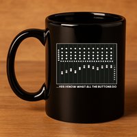 I Know What All The Buttons Do Audio Sound Engineer 11oz C Handle Ceramic Mug
