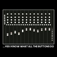 I Know What All The Buttons Do Audio Sound Engineer Flatbill Hat