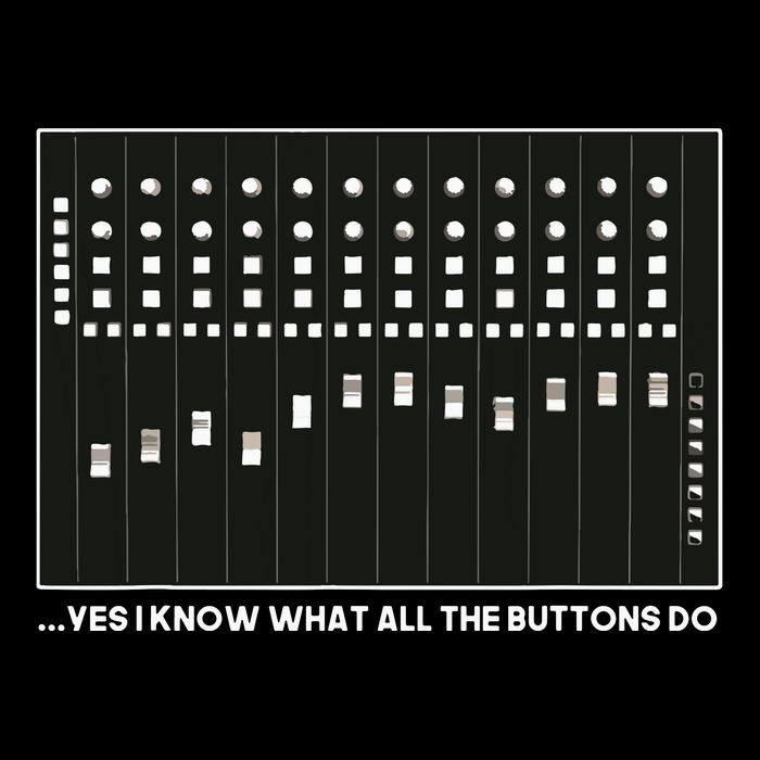 I Know What All The Buttons Do Audio Sound Engineer Flatbill Hat