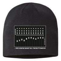 I Know What All The Buttons Do Audio Sound Engineer Sustainable Beanie