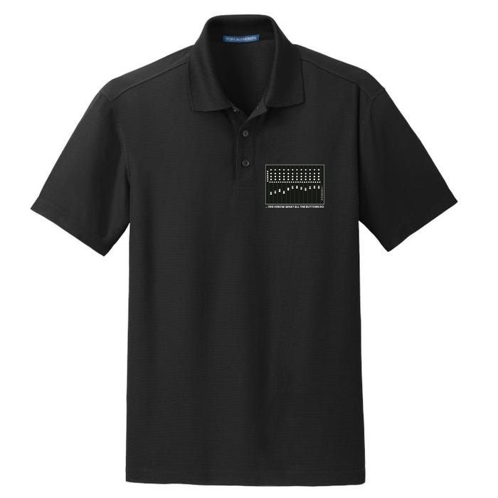 I Know What All The Buttons Do Audio Sound Engineer Dry Zone Grid Polo