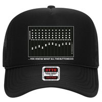I Know What All The Buttons Do Audio Sound Engineer Trucker Hat