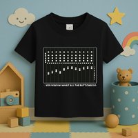 I Know What All The Buttons Do Audio Sound Engineer Toddler T-Shirt