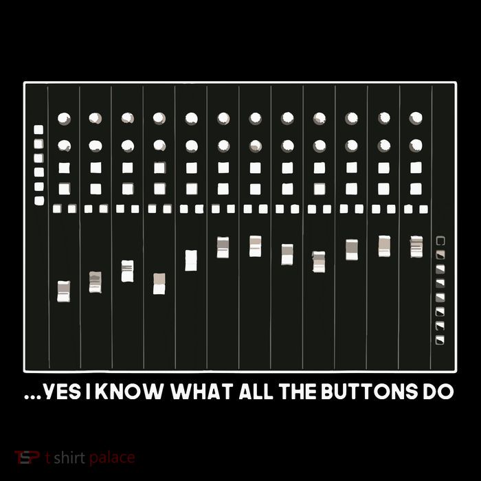I Know What All The Buttons Do Audio Sound Engineer Zip Tote Bag