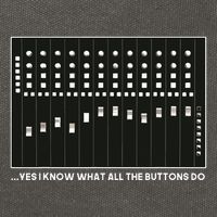 I Know What All The Buttons Do Audio Sound Engineer Cotton Canvas Backpack