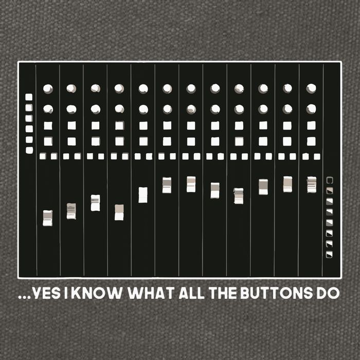 I Know What All The Buttons Do Audio Sound Engineer Cotton Canvas Backpack