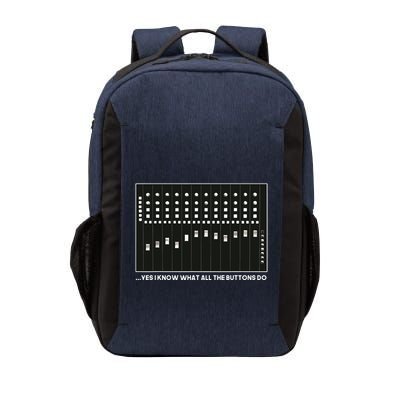 I Know What All The Buttons Do Audio Sound Engineer Vector Backpack