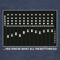 I Know What All The Buttons Do Audio Sound Engineer Vector Backpack