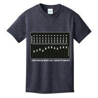 I Know What All The Buttons Do Audio Sound Engineer Kids T-Shirt