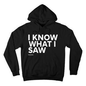 I Know What I Saw Tall Hoodie