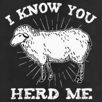I Know You Herd Me Sheep Herder Farm Animal Shepherd Adult Drive Performance Visor