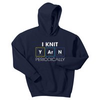 I Knit Yarn Periodically Funny Knitting Gift Kids Hoodie