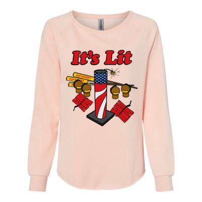 ItS Lit 2024 Womens California Wash Sweatshirt